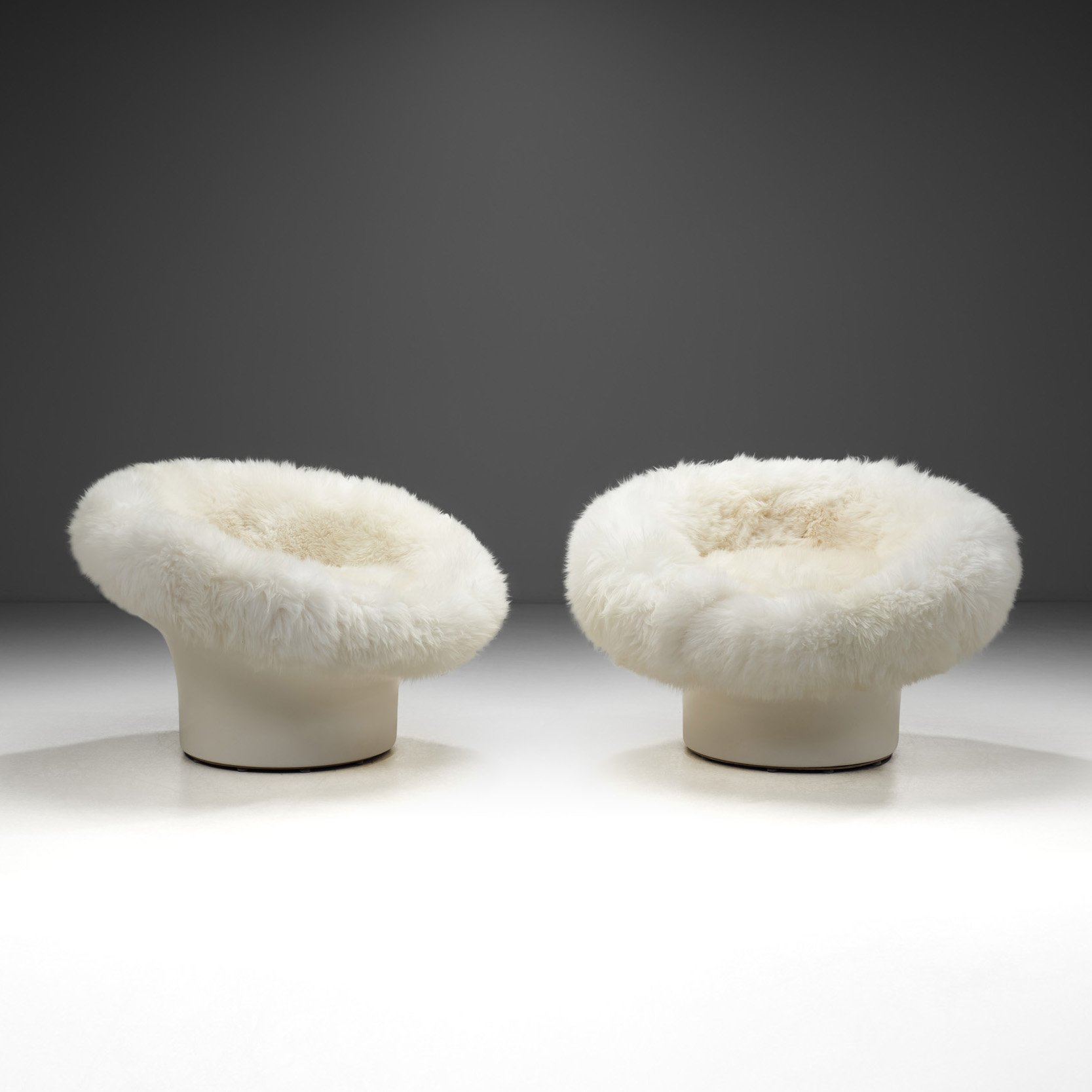 Pair of "Krokus" Lounge Chairs by Lennart Bender for Ulferts AB, Sweden 1968