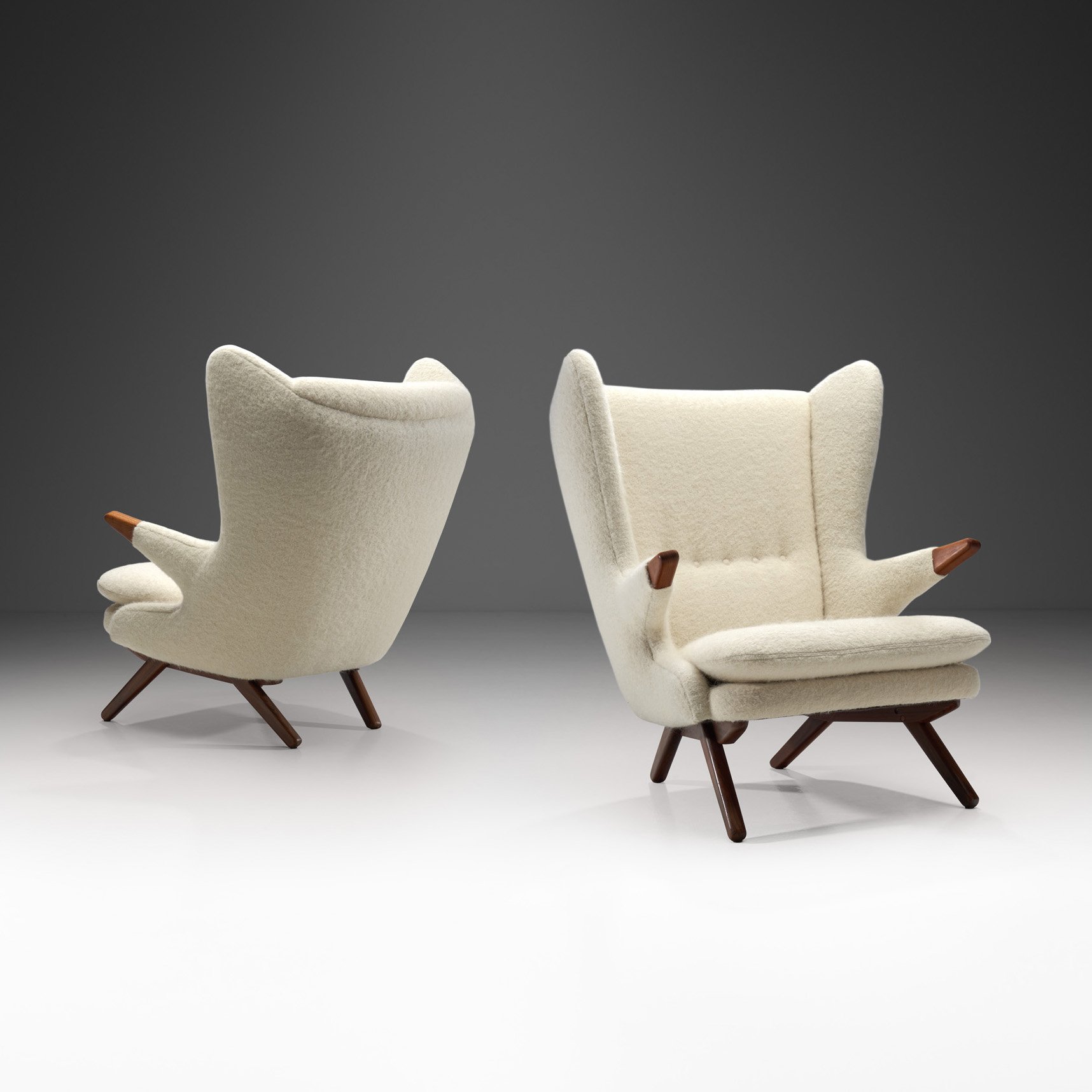 Pair of Svend Skipper “Model 91” Lounge Chairs for Skippers Møbler, Denmark 1960s