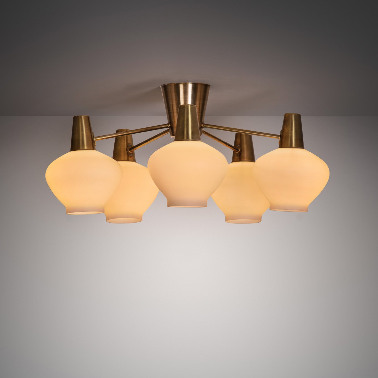 Ceiling Lamp by Hans Bergström for Asea, Sweden Mid 20th century