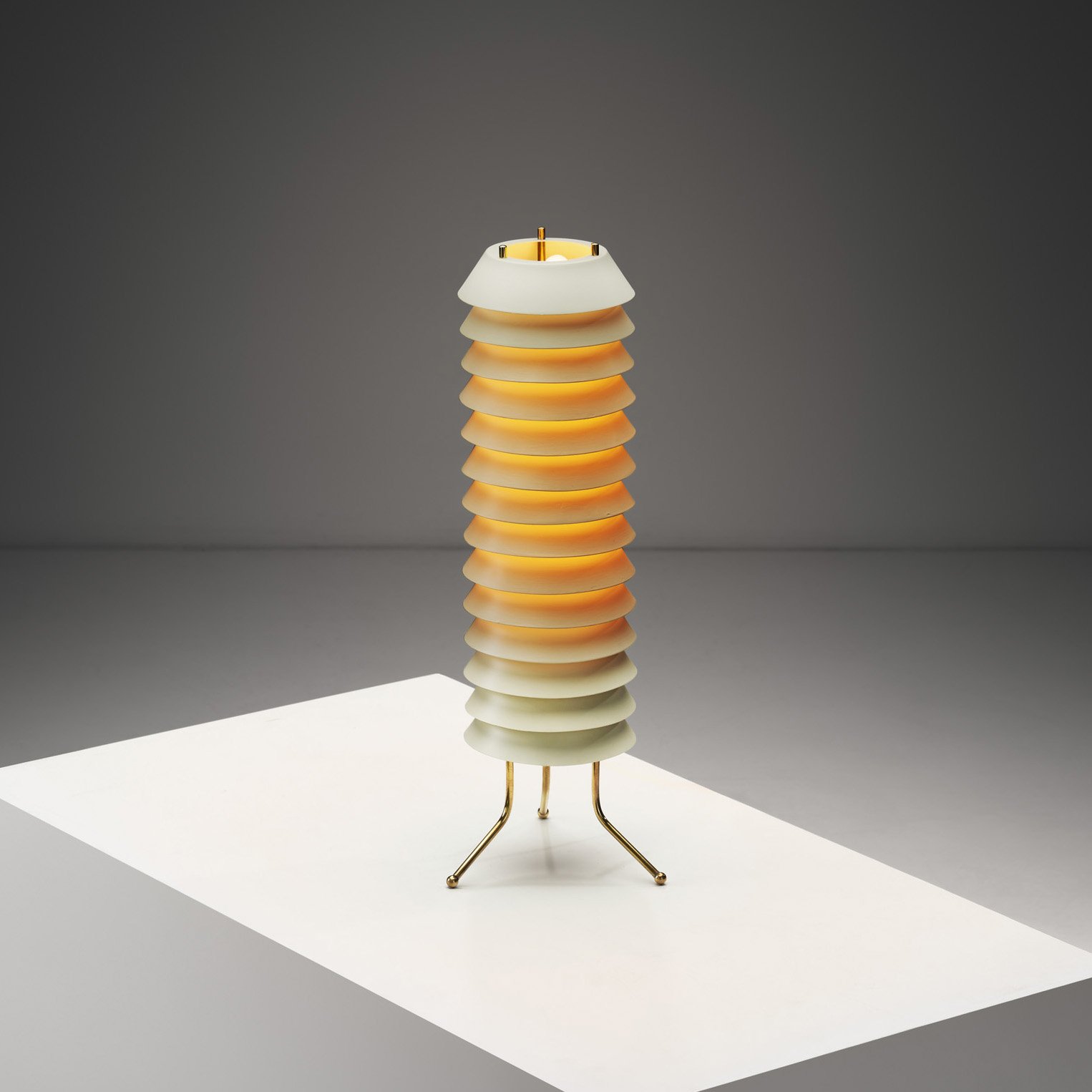 “Maija Mehiläinen” Table Lamp by Ilmari Tapiovaara for Asko, Finland 1955