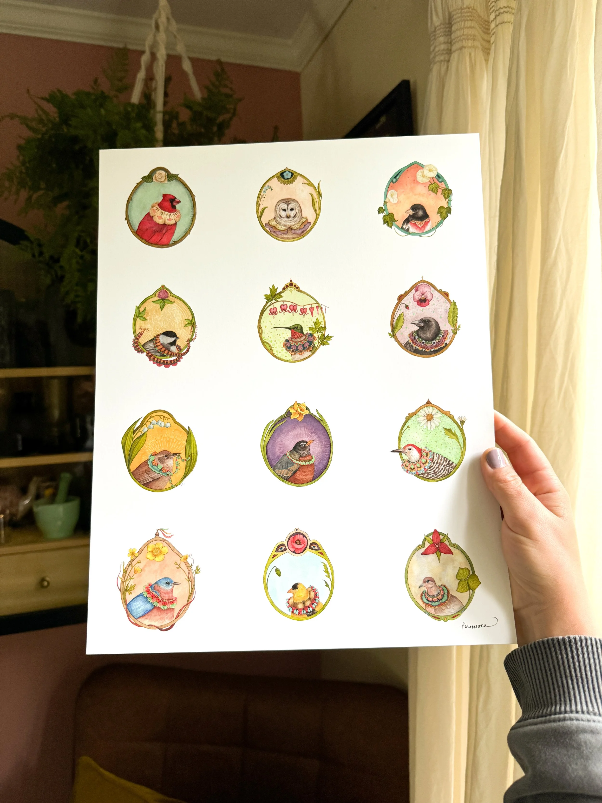 11x14 Floral Finch.JPEG