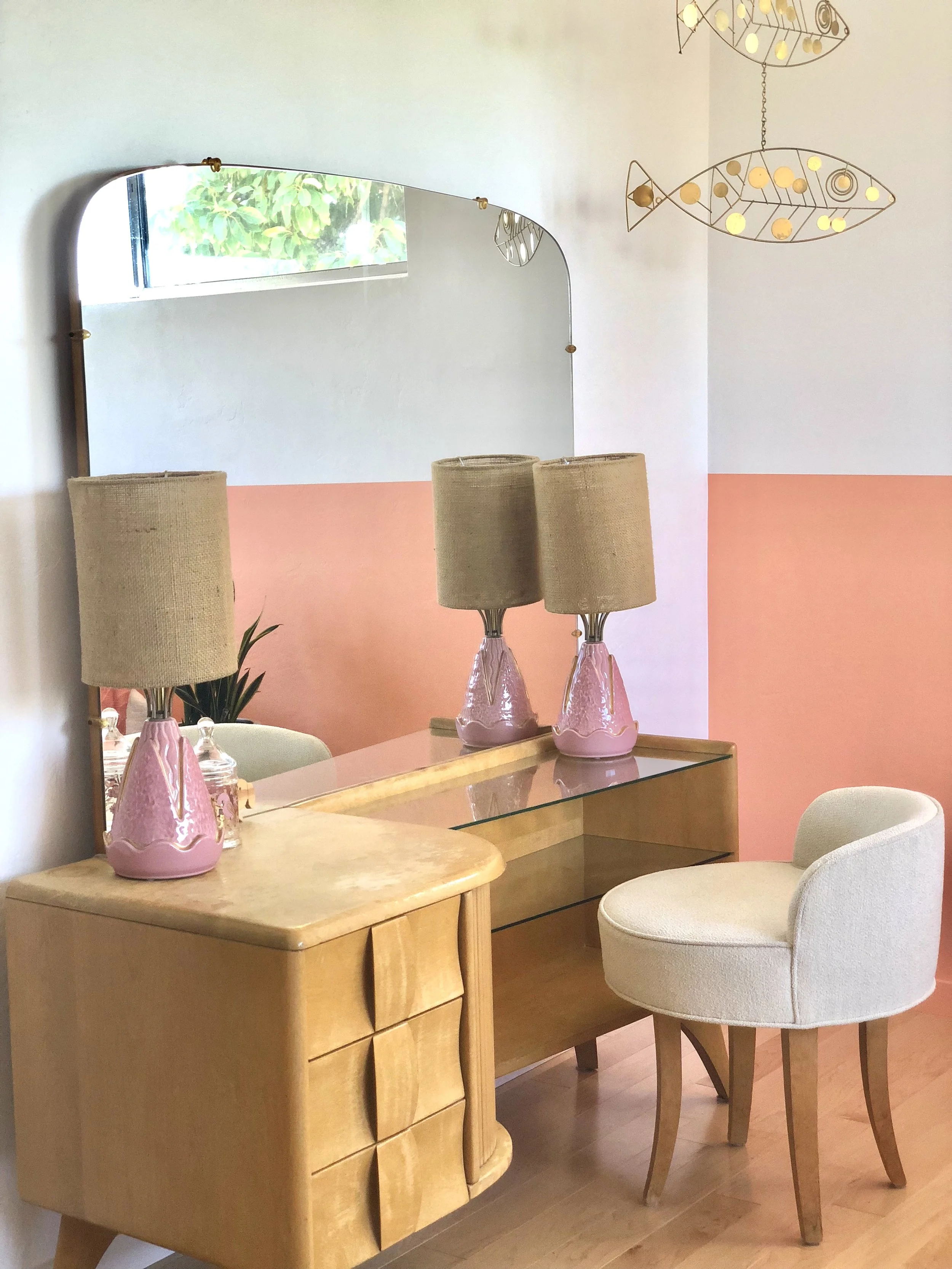 The teeniest, most adorable kids dresser/vanity set I have ever seen.