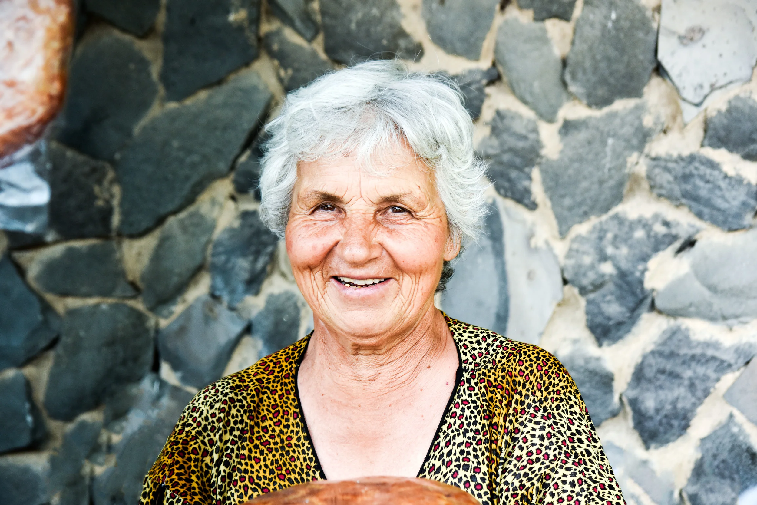 One of the ladies selling Gata, and one of the many amazing people we met in Armenia