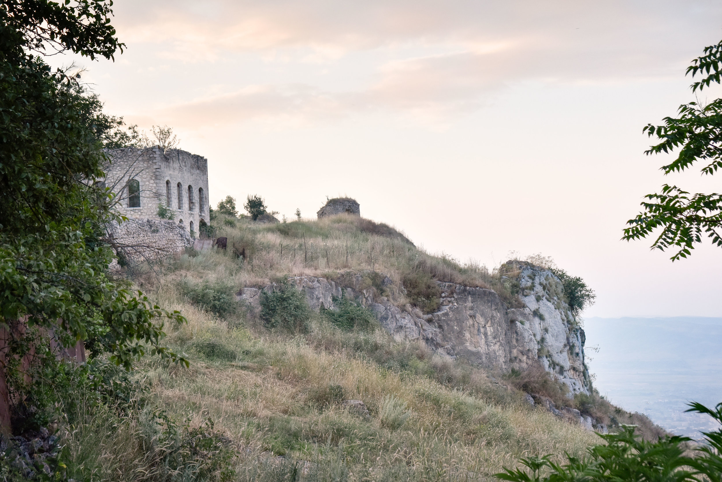 Sunset on Shushi fortress