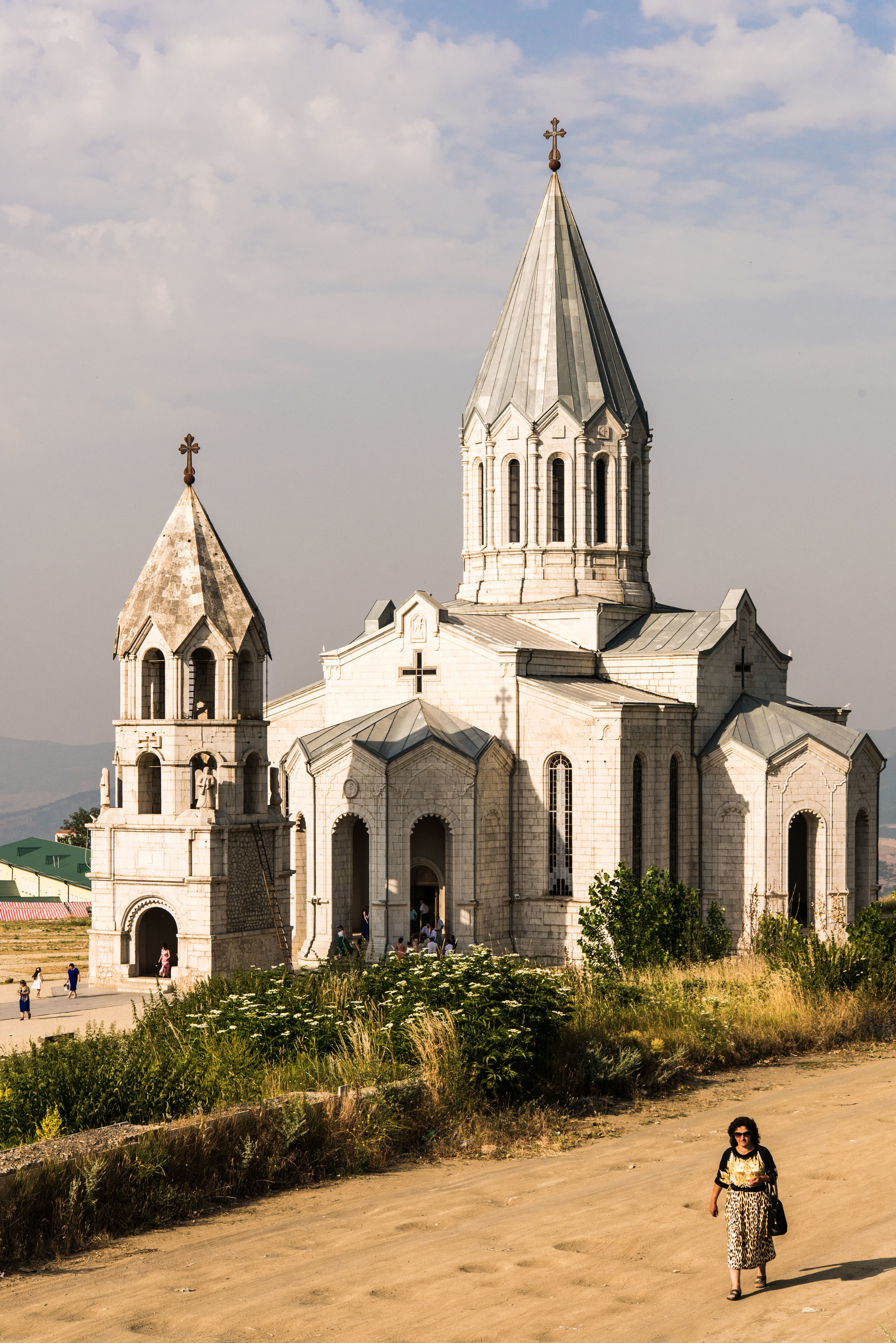 Gazenchetsots Church, now restored