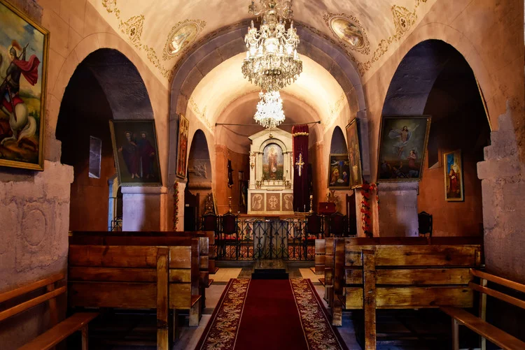 The interior of Martiros Church