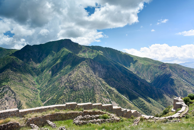 The mountains and the fortress, which have sheltered the indigenous Armenian people since ancient times