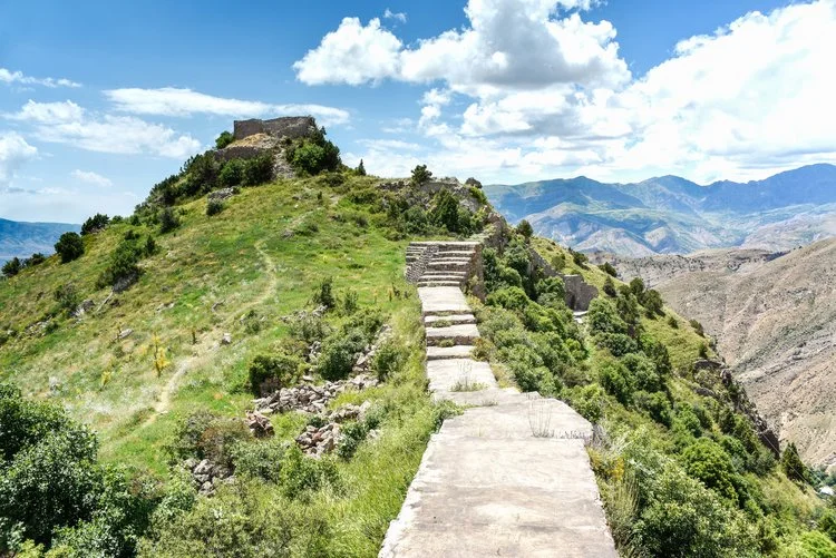 The upper citadel from atop the wall