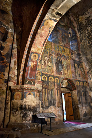 Detail of the frescoes