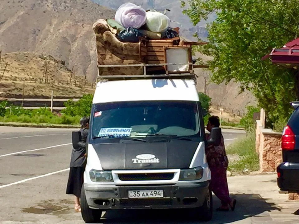 In case you're worried about having space for your luggage on the marshrutka...