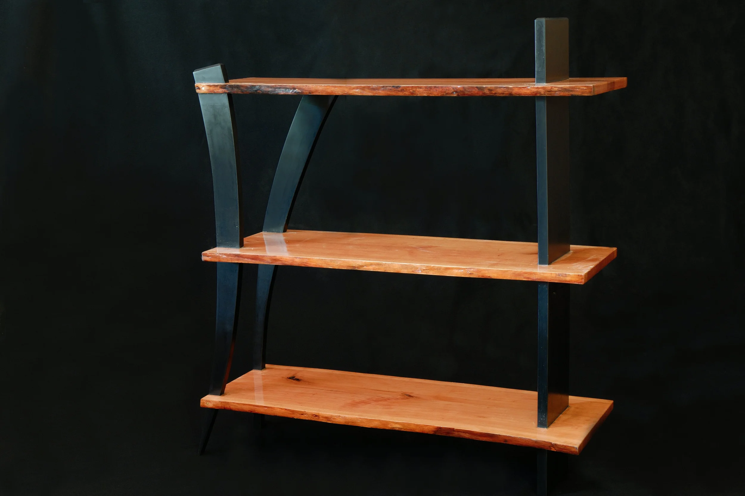 Sweet Cherry and Richlite Shelving Unit