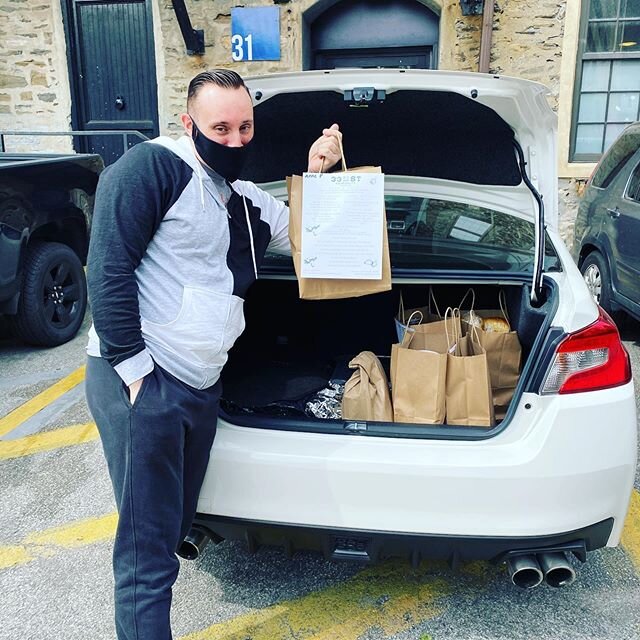 Come and #getit by the trunk load!! Thanks for the #support @pigsyrose 🧡 #contactlesspickup #premademeals #phillypickup #phillytakeout #phillyfood #foodiesofphilly #phillyeats #33rdstreet
