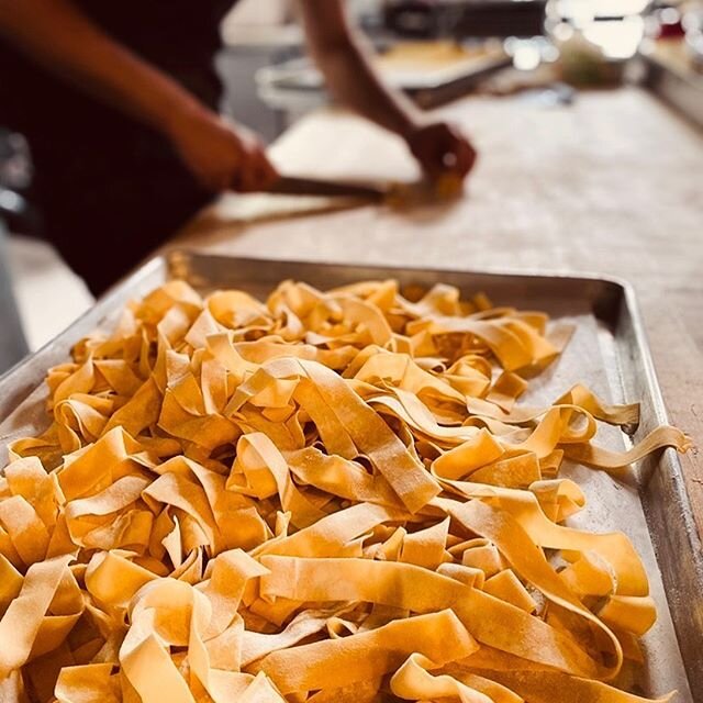 We hope everyone who ordered our fresh #parpadelle this week is enjoying it🧡 Next week&rsquo;s menu includes #veggielasagna also made with fresh pasta sheets and seasonal vegetables. #premademeals #phillyfood #pasta #southphilly #pasta #carbs #conta