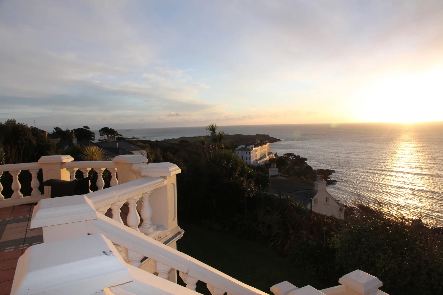 Sunrise view from terrace