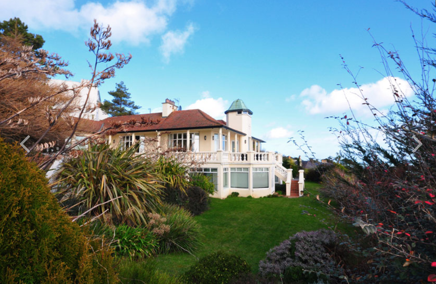 Garden and house
