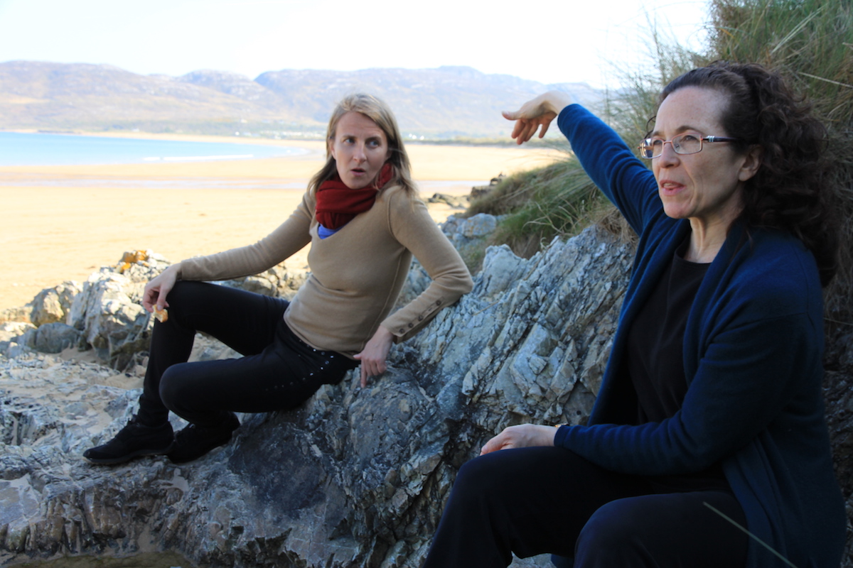 On the beach at Portsalon