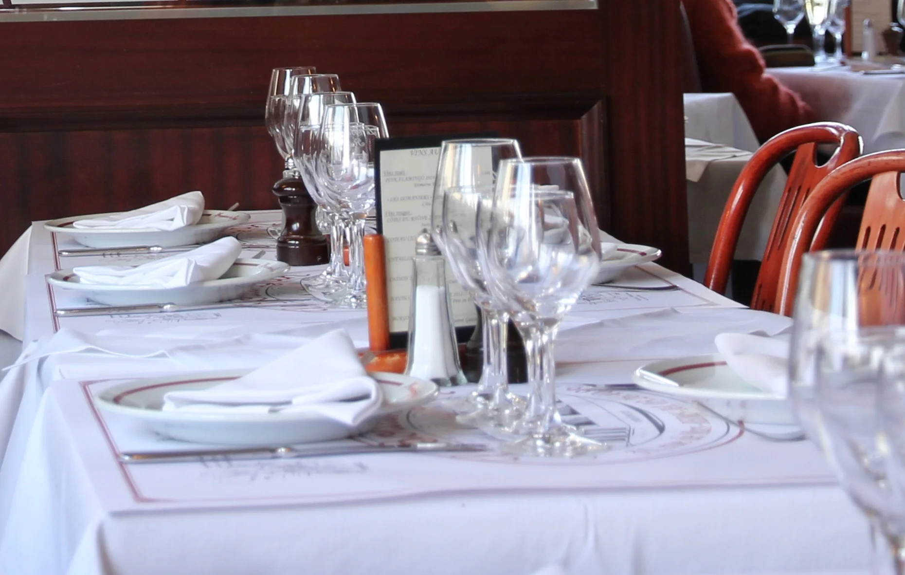 Typical French restaurant in Reims