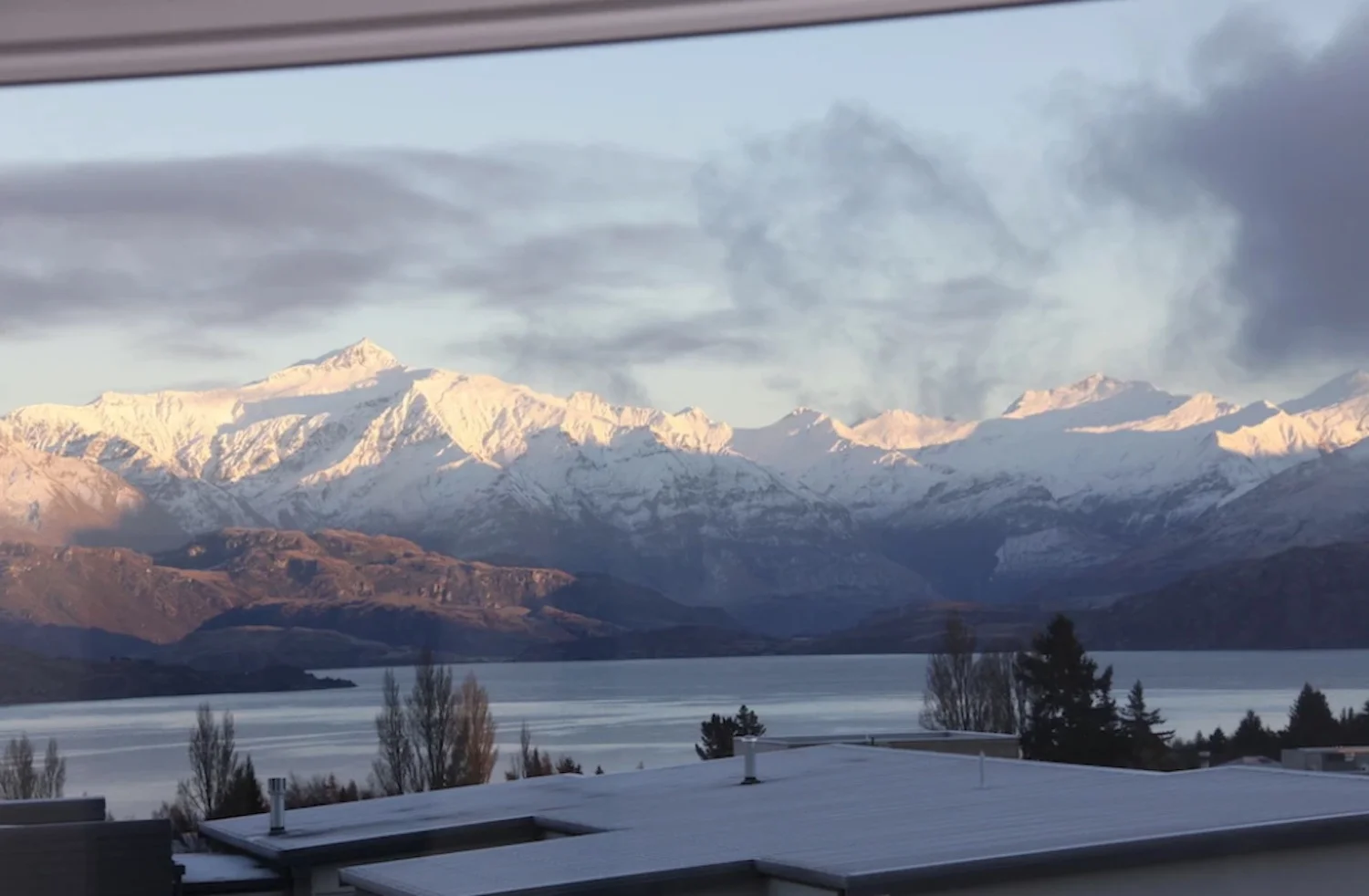 Mountain view from master bedroom
