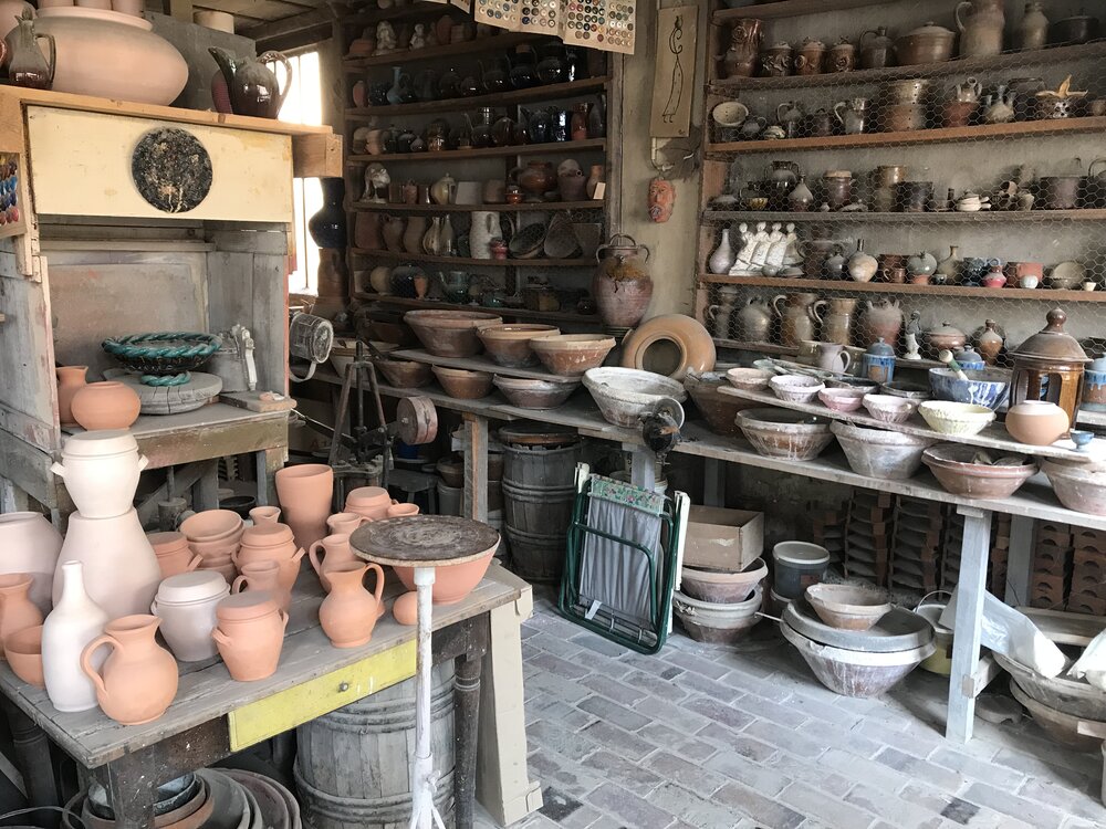 Pottery displays