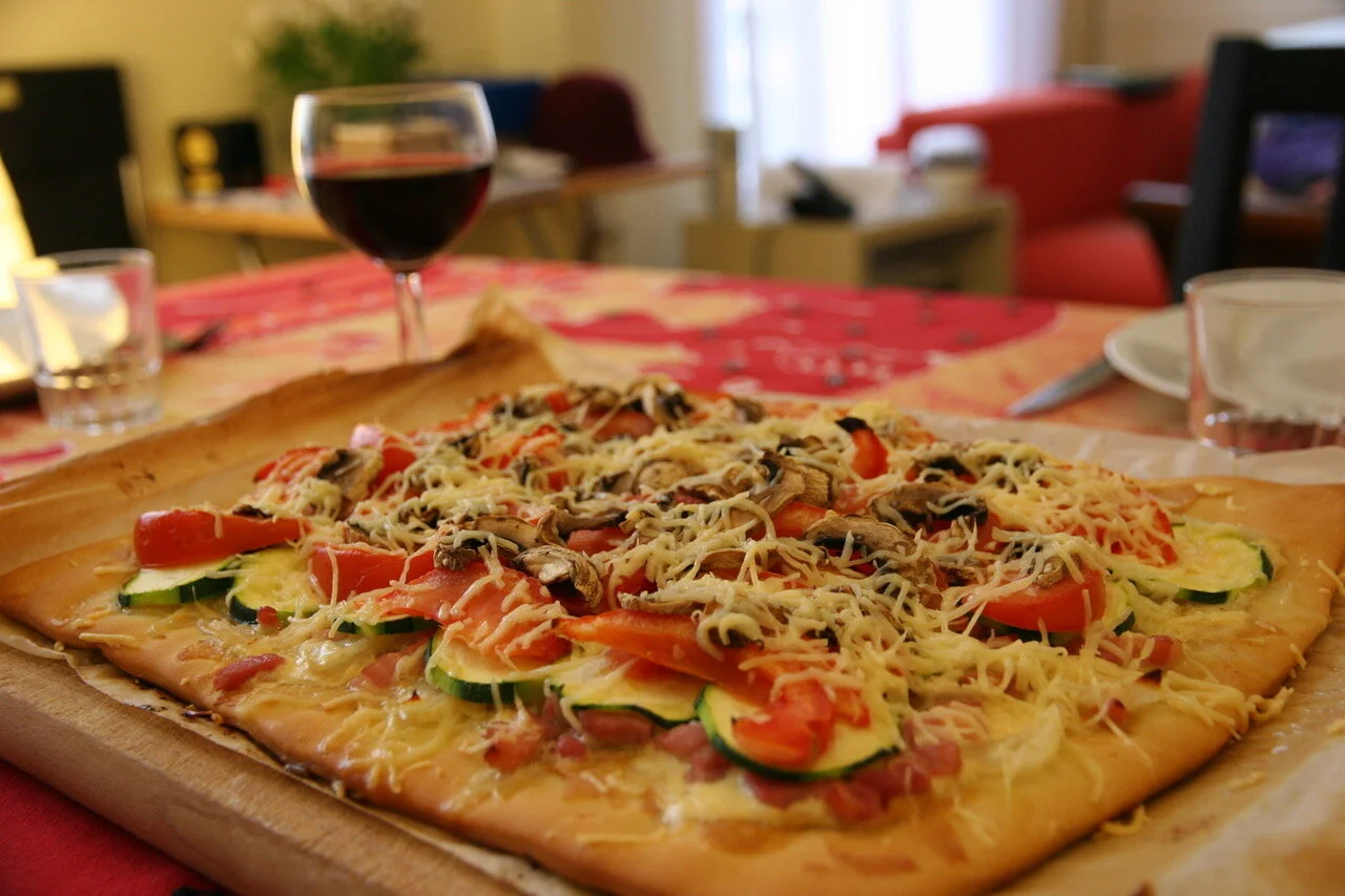 Quickie Homemade Pizza - French Style