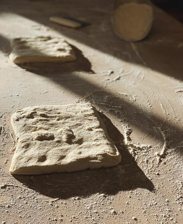 A sneak peak at an early stage of our chocolate babka! Couldn&rsquo;t imagine a nicer morning to be in the bakery. See you soon if you preordered!