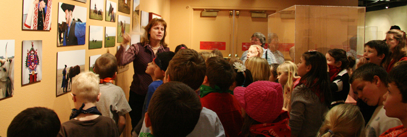 Elko County School Children Tour Wiegand Gallery. (Copy)