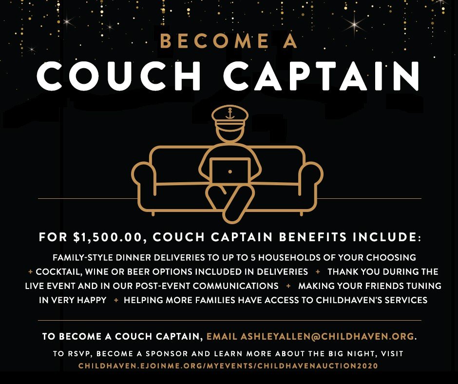 Childhaven Auction Couch Captain