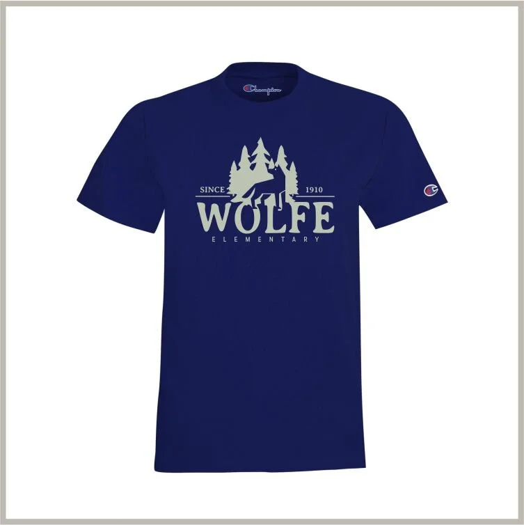 Wolfe youth t-shirt - navy