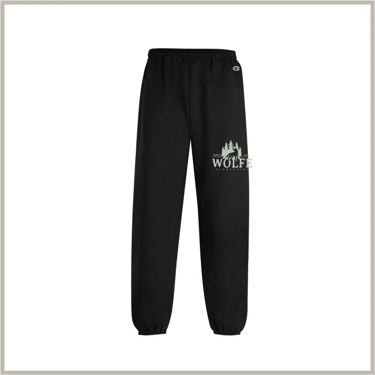 Wolfe adult sweatpants - black