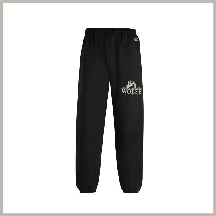 Wolfe youth sweatpants - black