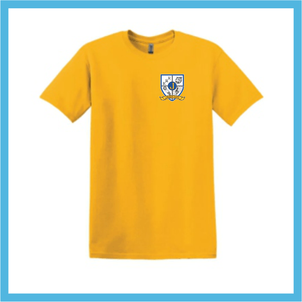 Jamieson crest tee - gold