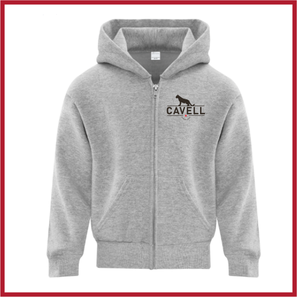 Cavell zip hoodie - grey