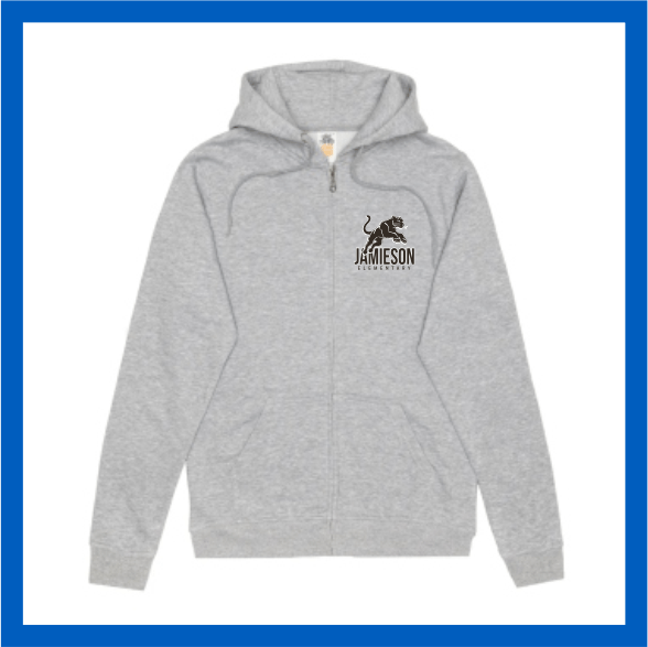 Jamieson zip hoodie - grey