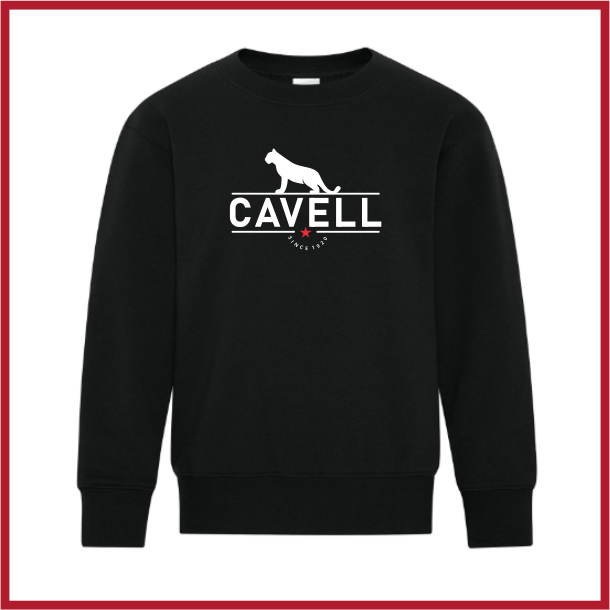 Cavell crewneck - black