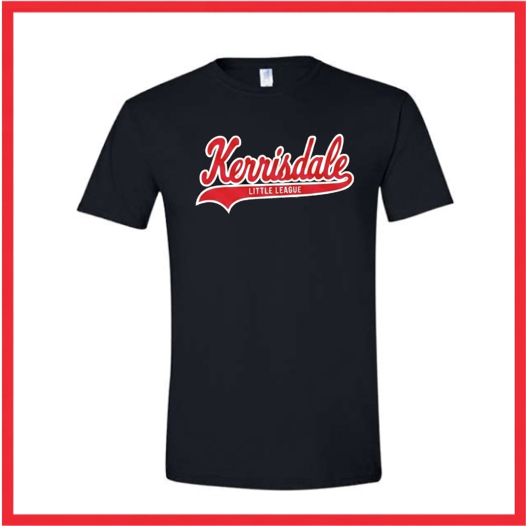 Kerrisdale Little League T-Shirt - Black