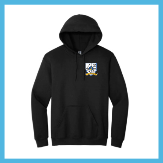 Jamieson crest hoodie - black