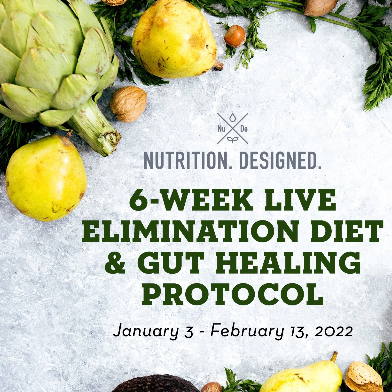 6-Week LIVE Elimination Diet &amp; Gut Healing Protocol