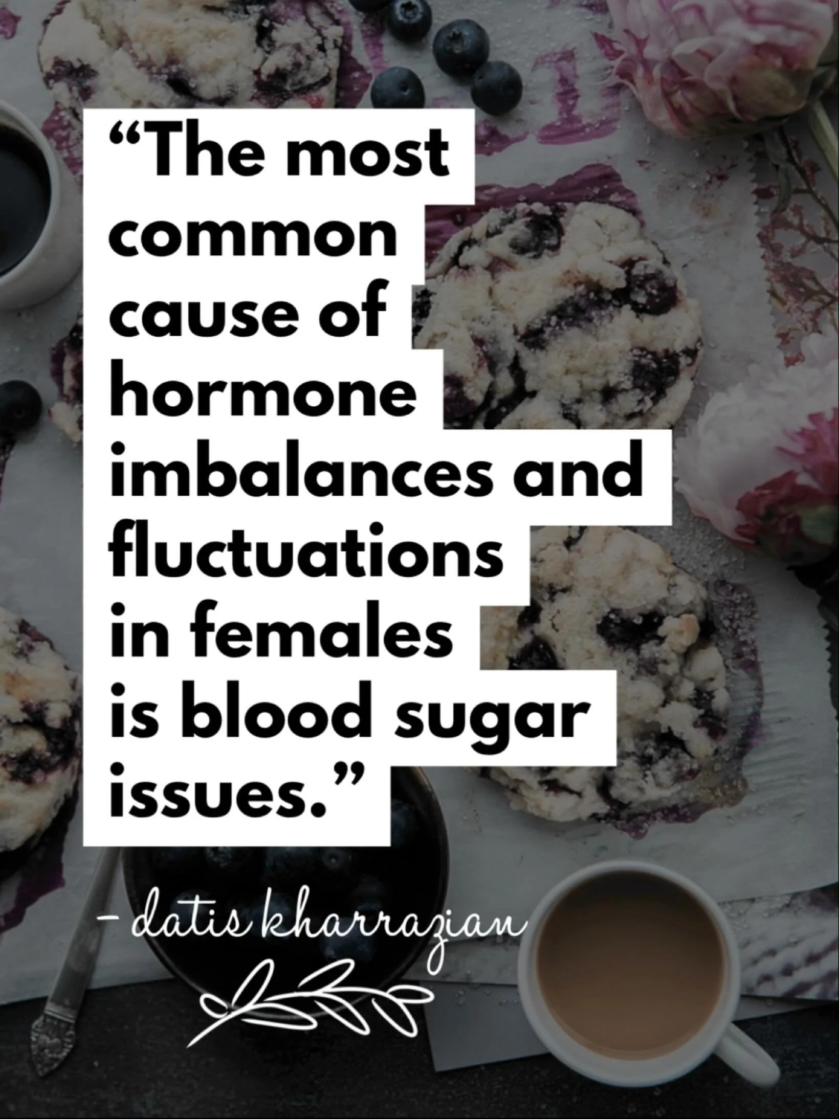 Blood sugar isn&rsquo;t just about energy or weight &mdash; it&rsquo;s one of the biggest drivers of hormone balance.

When your glucose swings too high or too low, your body compensates by pulling on cortisol, insulin, and other hormones. 

Over tim