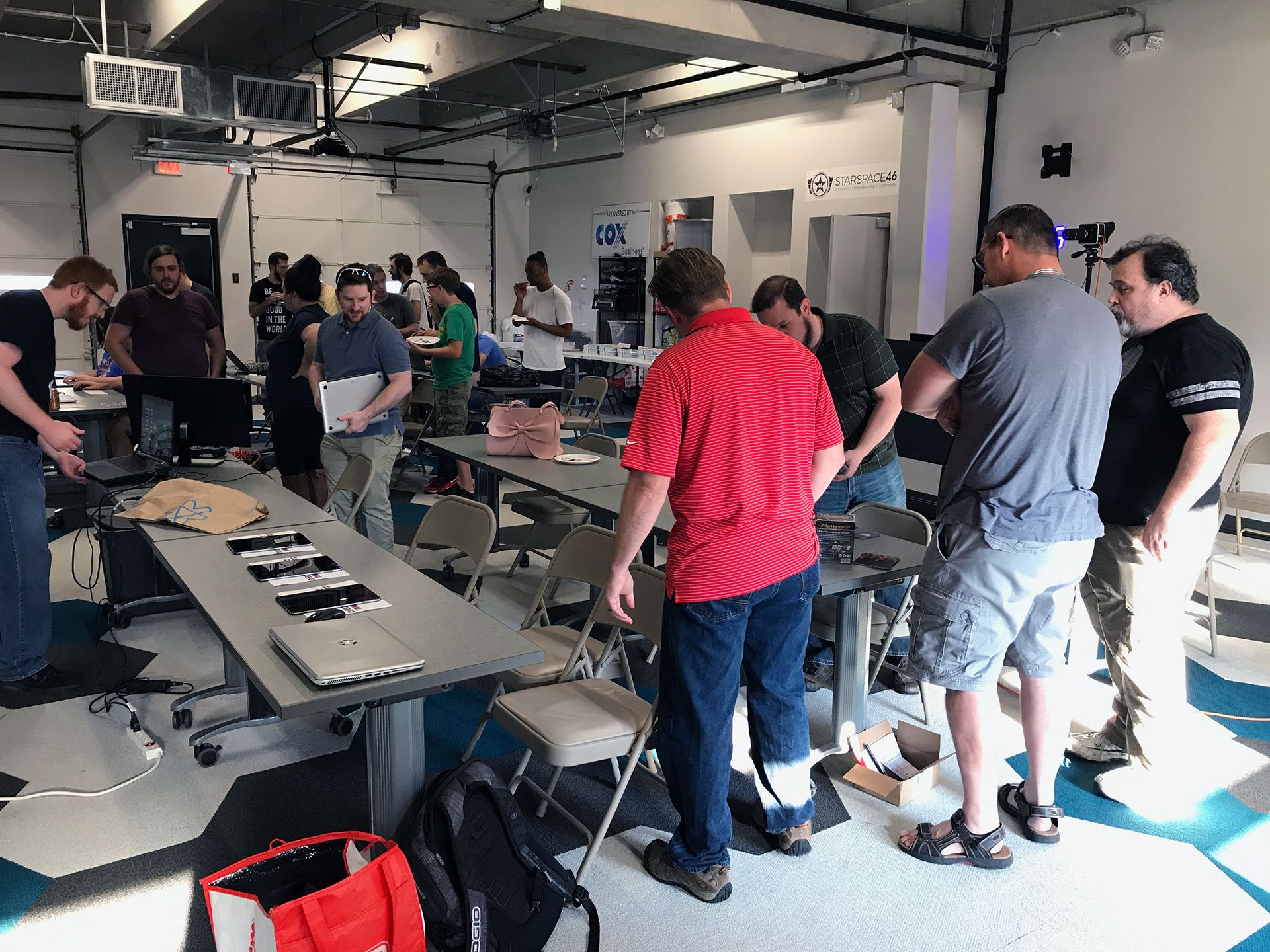game developers gather in Oklahoma City to see a demonstration