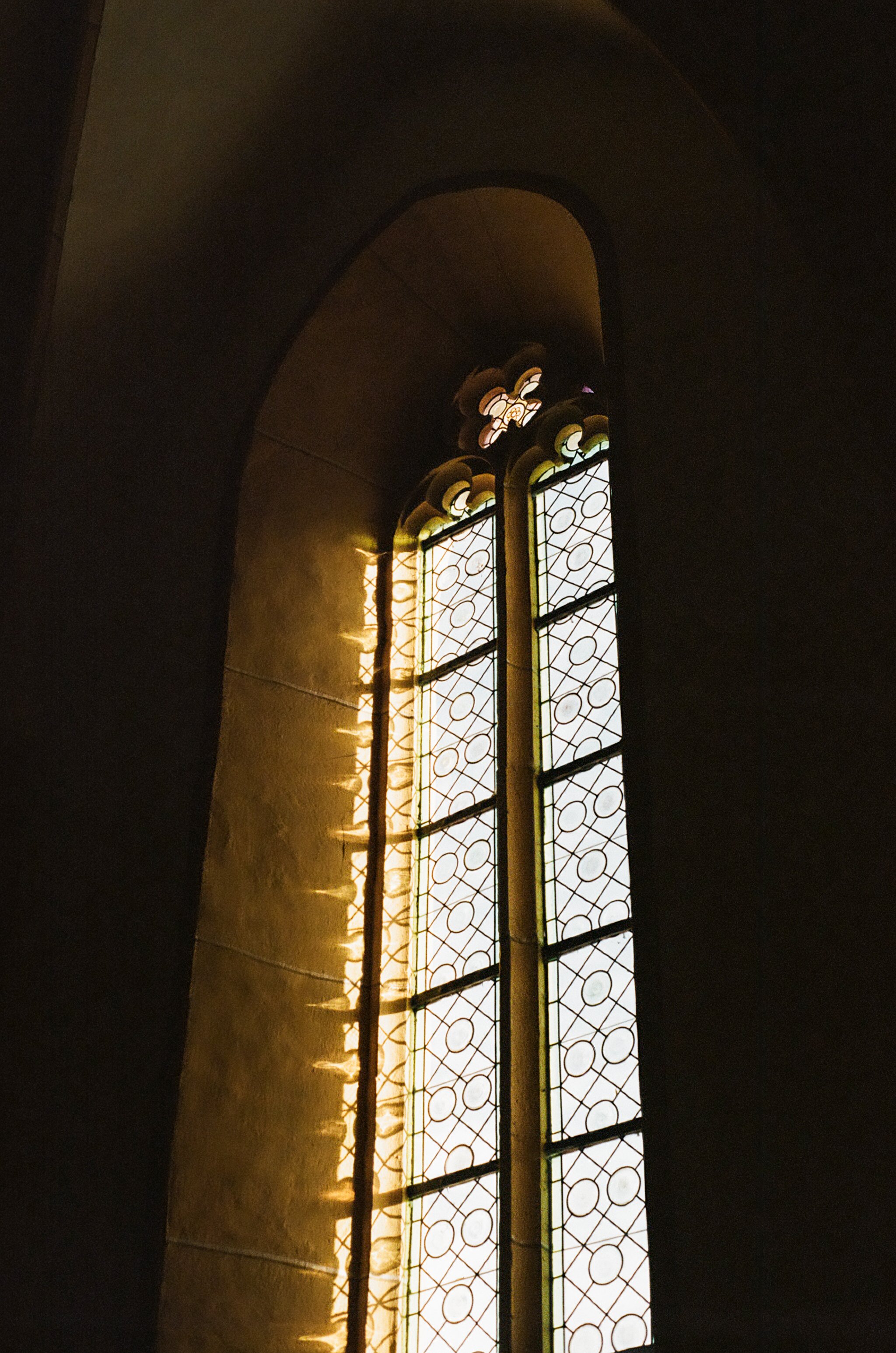  Church window in Sankt Urban, Austria 