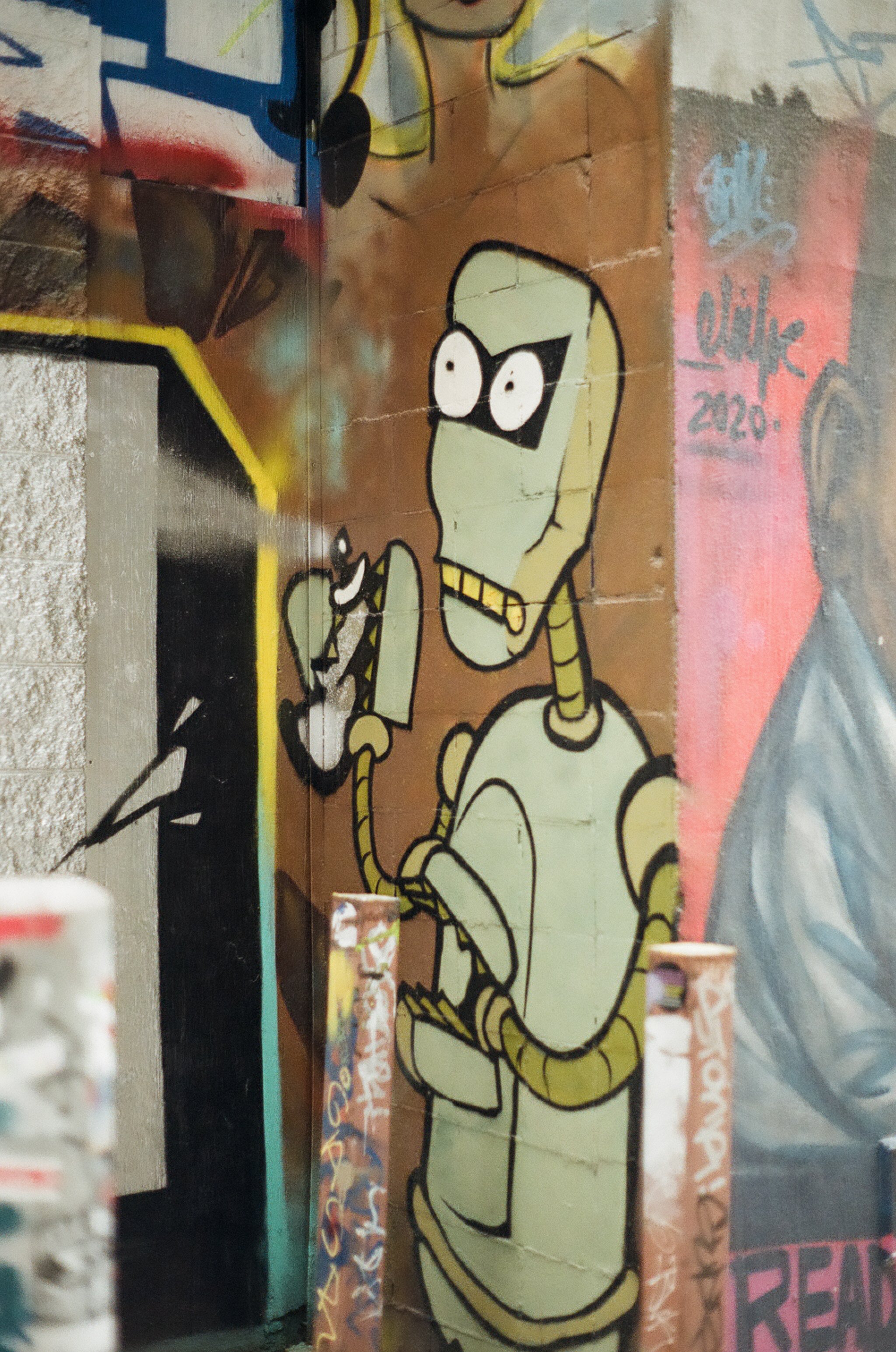  Graffiti Alley in Toronto, Ontario 