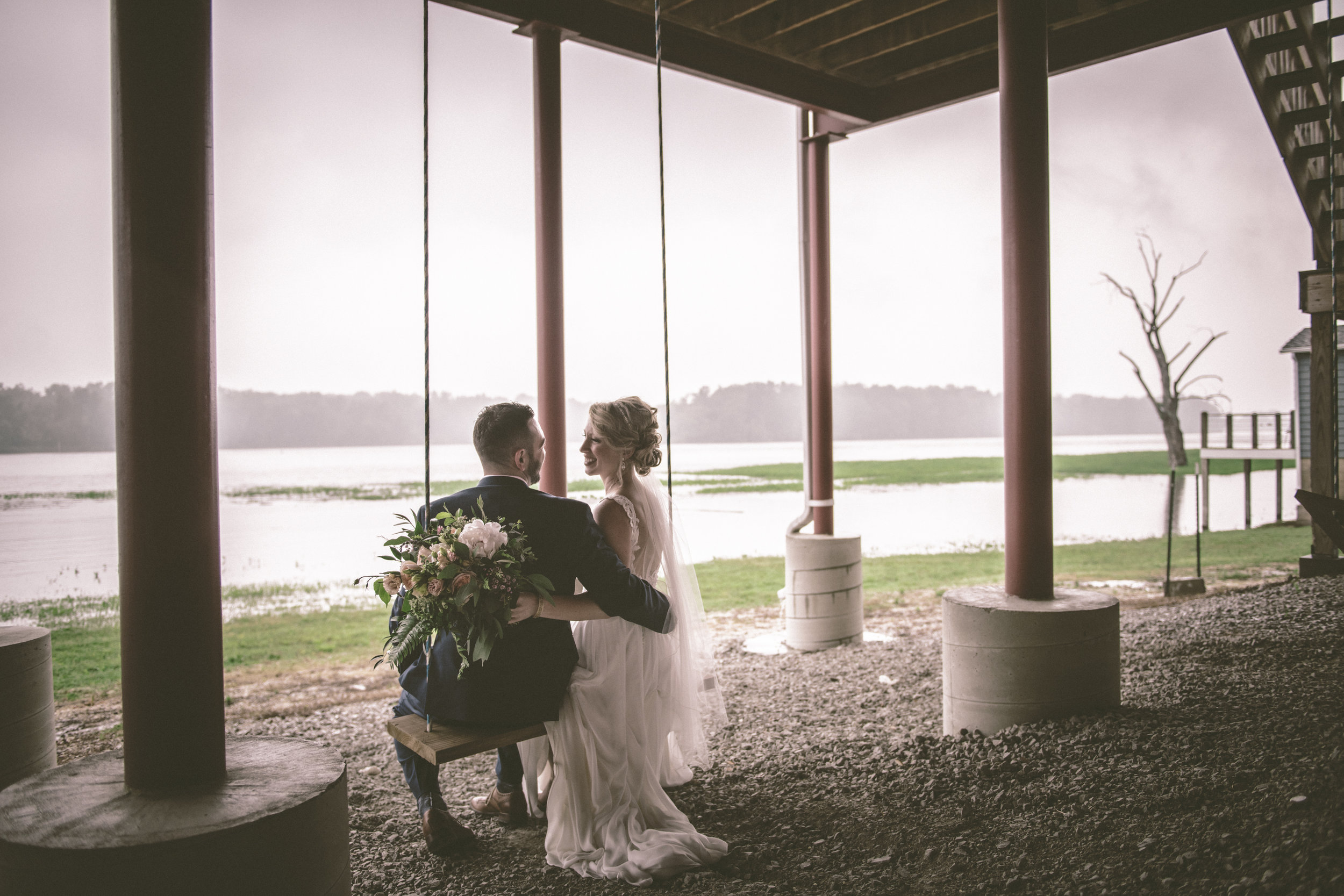 Erica & Brian's Lucky Rainy Day