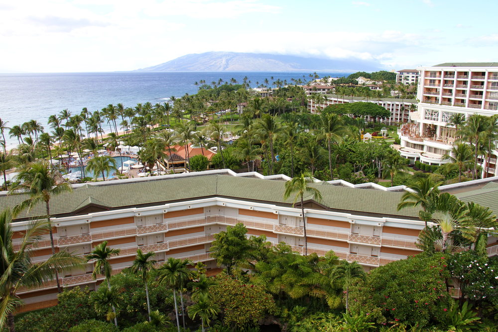  View from our room at the Grand Wailea 