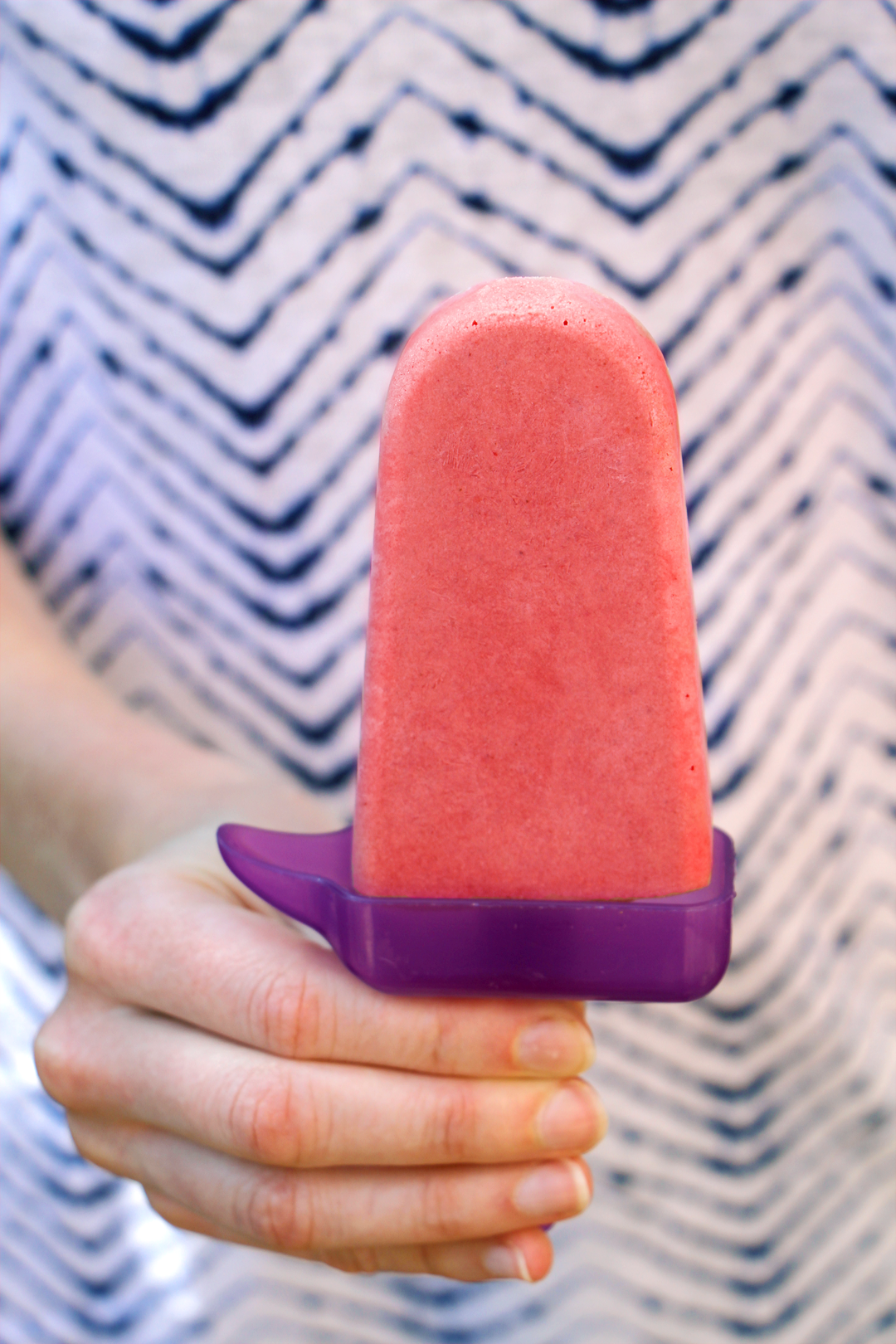 Strawberry Mint Popsicles