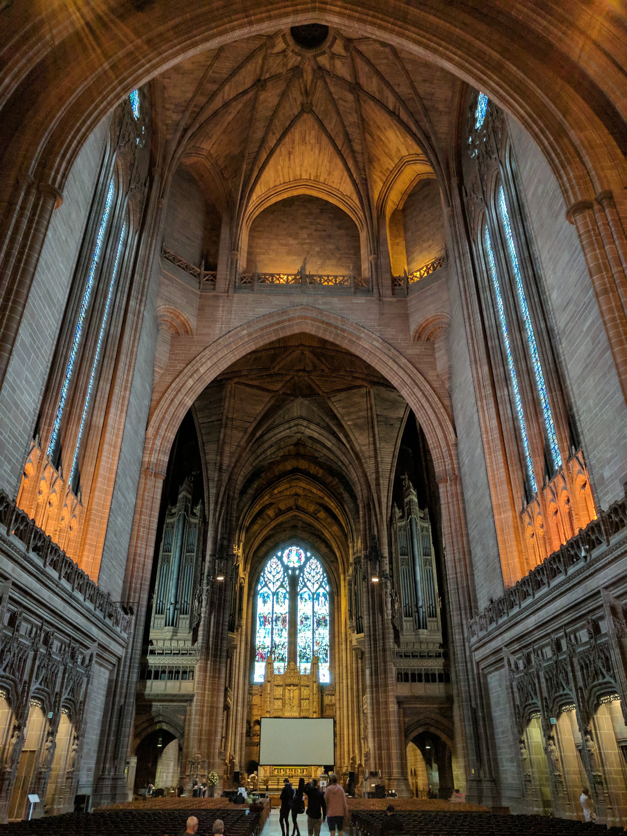  Inside of the Liverpool Cathedral 