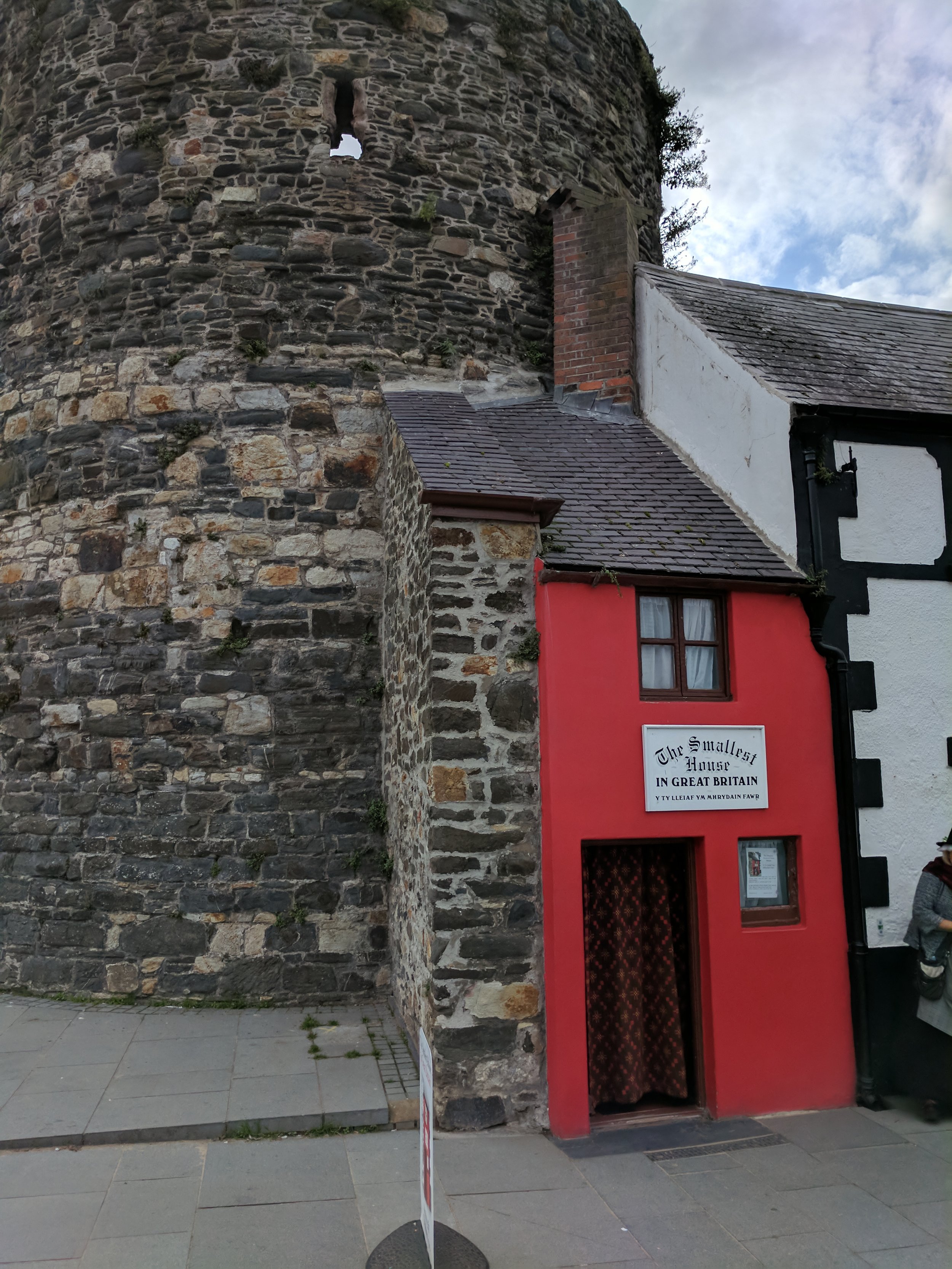  The Smallest House in Great Britain in Conwy, Wales 