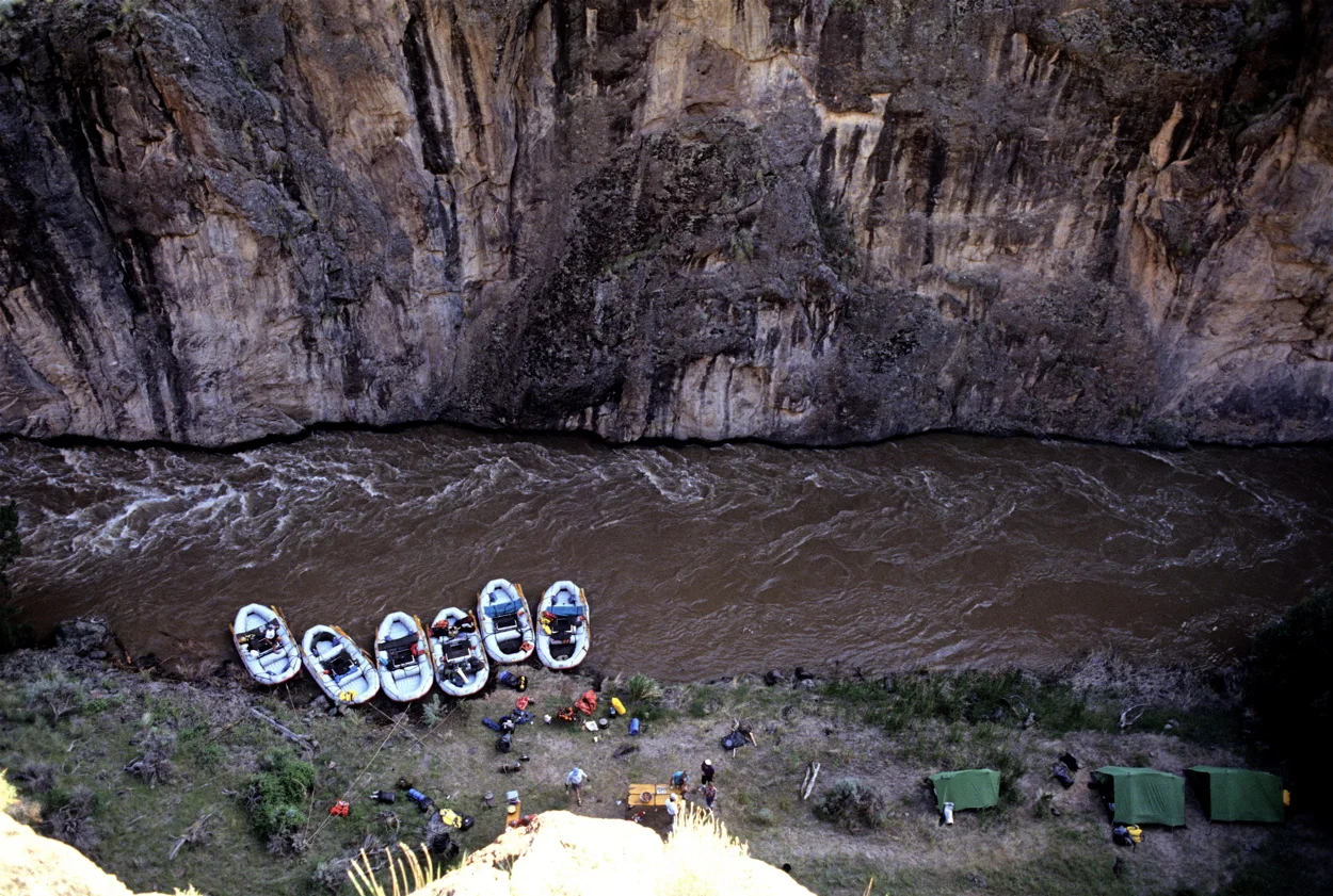 Camp, BRUNEAU River