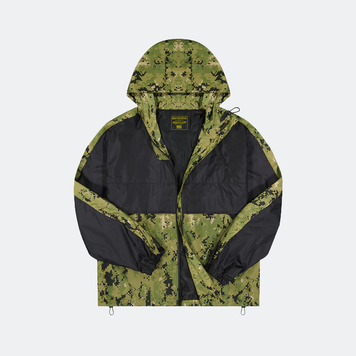 Gen 3.1 Retro Windbreaker in Aor2 / Black (QILO x Irregulars)