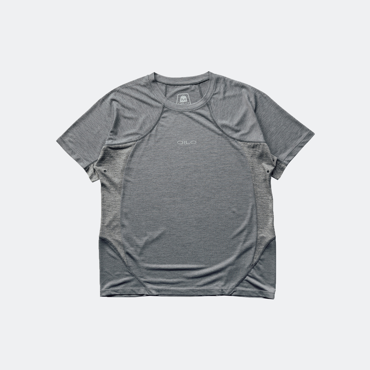Civet Tee in Grey-on-Grey