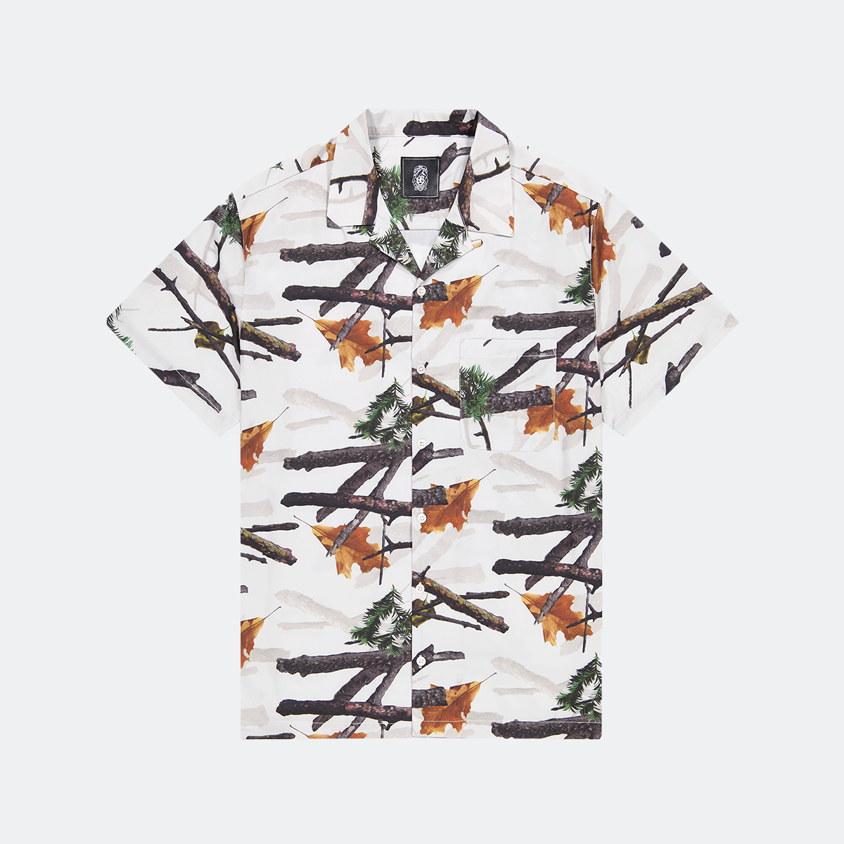 QILO x WRMFZY Resort Shirt in Snowblind